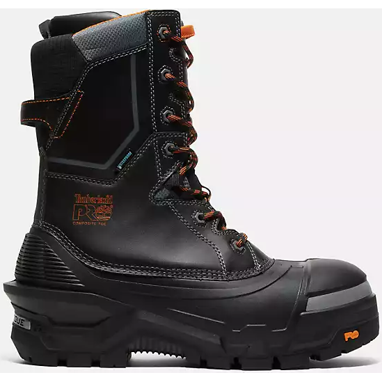 Timberland Pro Men's Pac Max 10" Comp Toe WP Work Boot -Black- TB0A5QXJ001 4 / Wide / Black - Overlook Boots