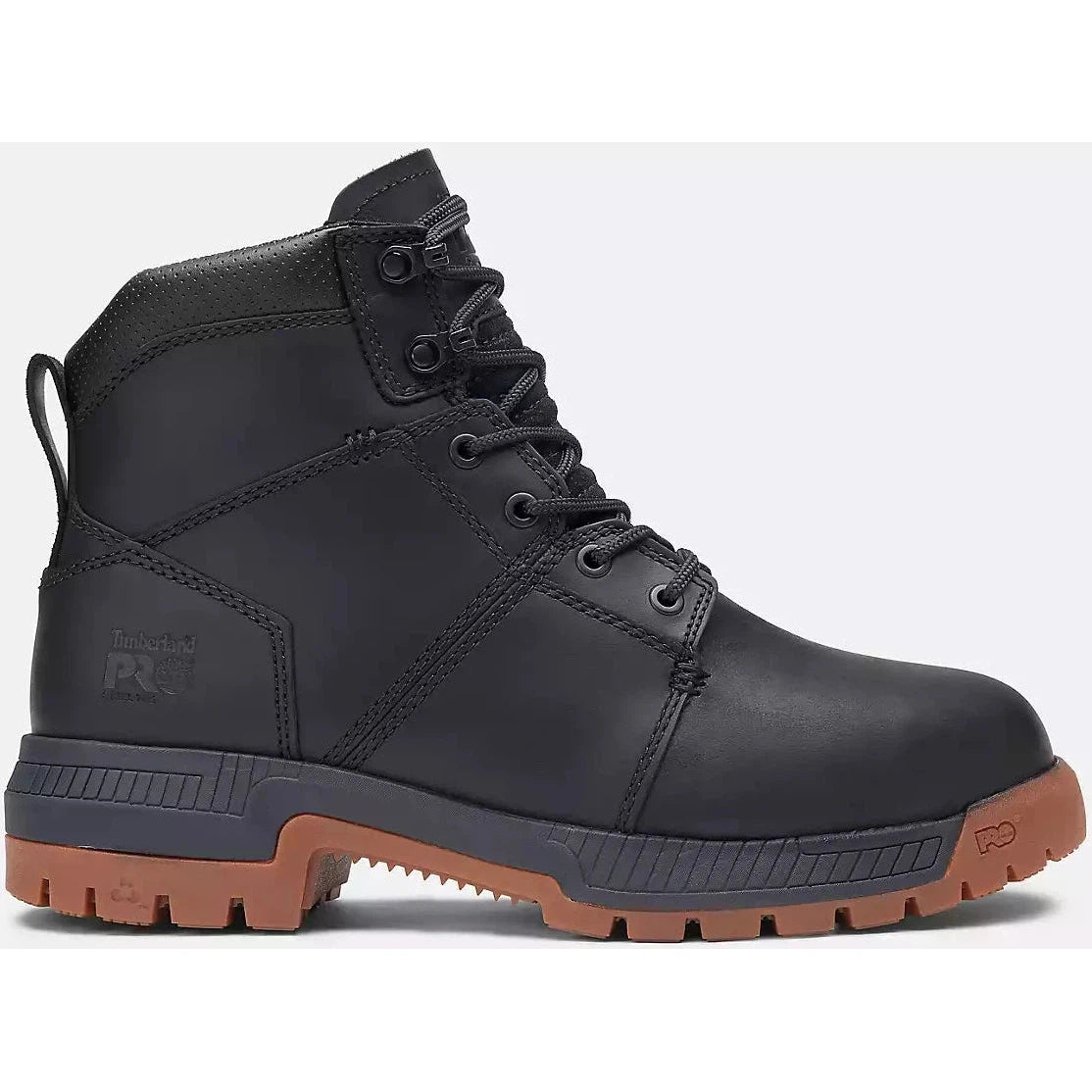 Timberland Pro Men's Montauk 6" Steel Toe Work Boot-Black- TB0A66D3EMW 7 / Medium / Black - Overlook Boots