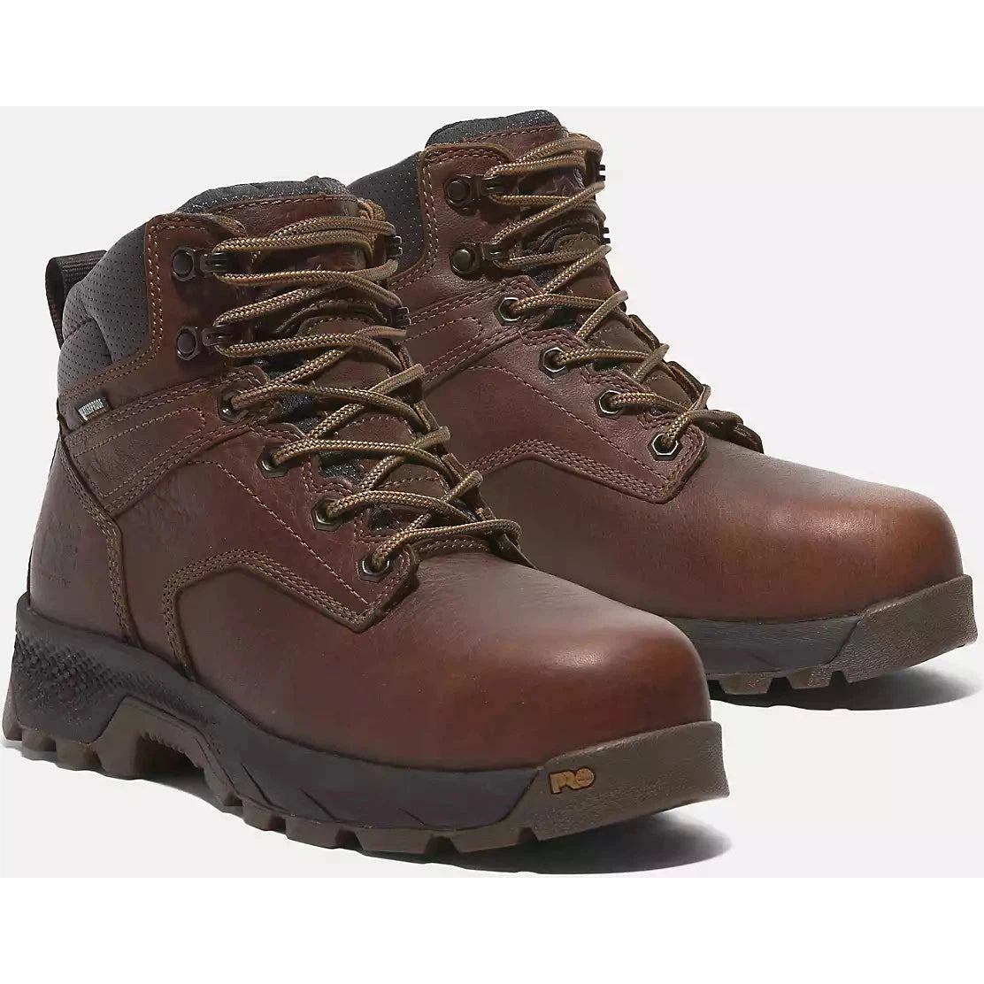 Timberland Pro Women's Titan EV 6" Comp Toe WP Work Boot -Brown- TB0A66Q3EM4  - Overlook Boots