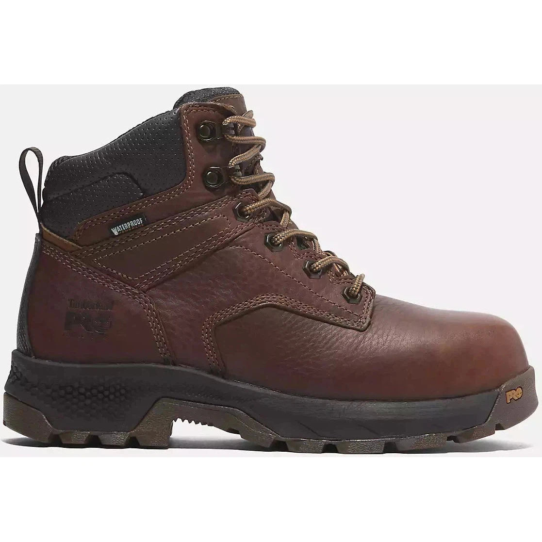 Timberland Pro Women's Titan EV 6" Comp Toe WP Work Boot -Brown- TB0A66Q3EM4 5.5 / Medium / Brown - Overlook Boots