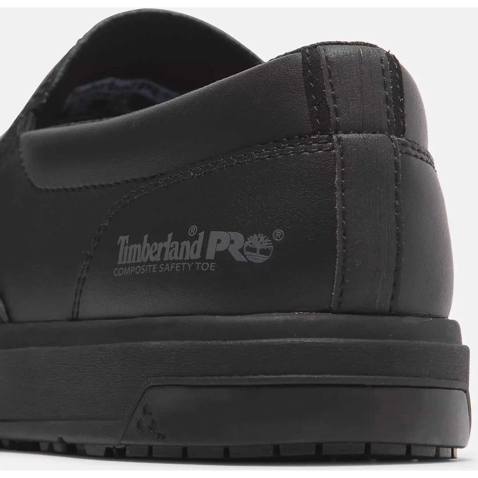 Timberland Pro Men's GreenStride Berkley CT Slip On Work Shoe -Black- TB0A672YEK5  - Overlook Boots