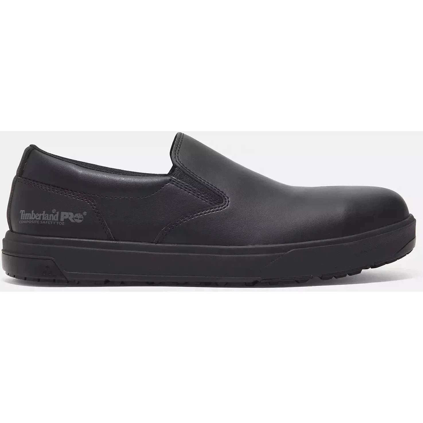 Timberland Pro Men's GreenStride Berkley CT Slip On Work Shoe -Black- TB0A672YEK5  - Overlook Boots