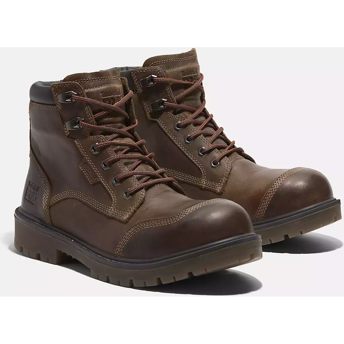 Timberland Pro Men's Whitman 6" Comp Toe WP Work Boot -Brown- TB0A677YW01  - Overlook Boots