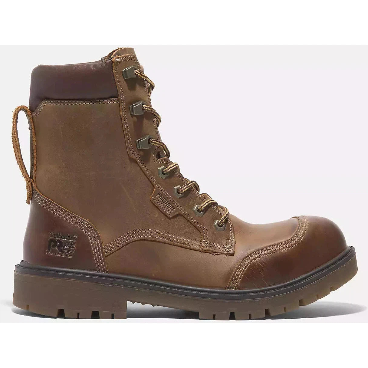 Timberland Pro Men's Whitman 6" Comp Toe WP Work Boot -Brown- TB0A6797EM4  - Overlook Boots