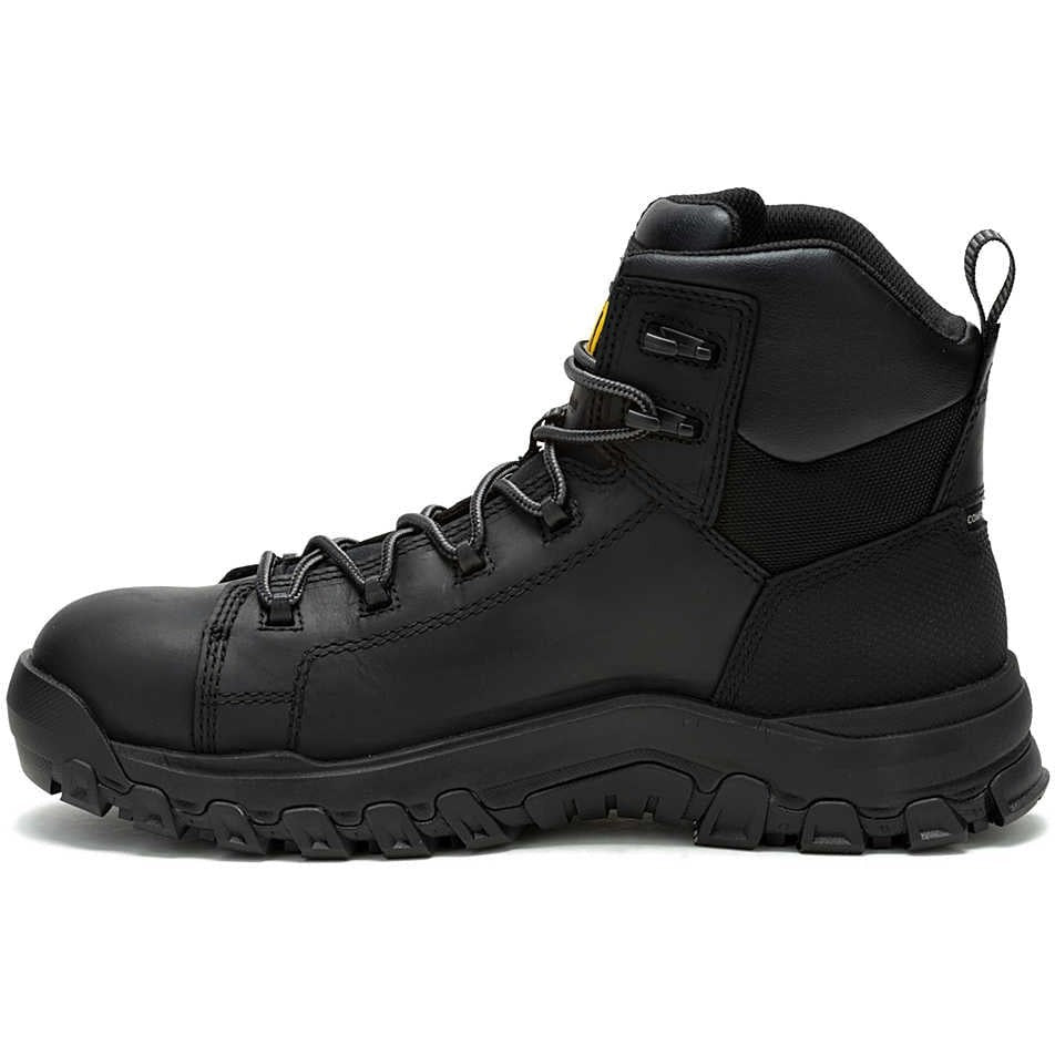 Cat Men's Threshold Rebound Comp Toe Waterproof Work Shoe -Black- P91696 - Overlook Boots