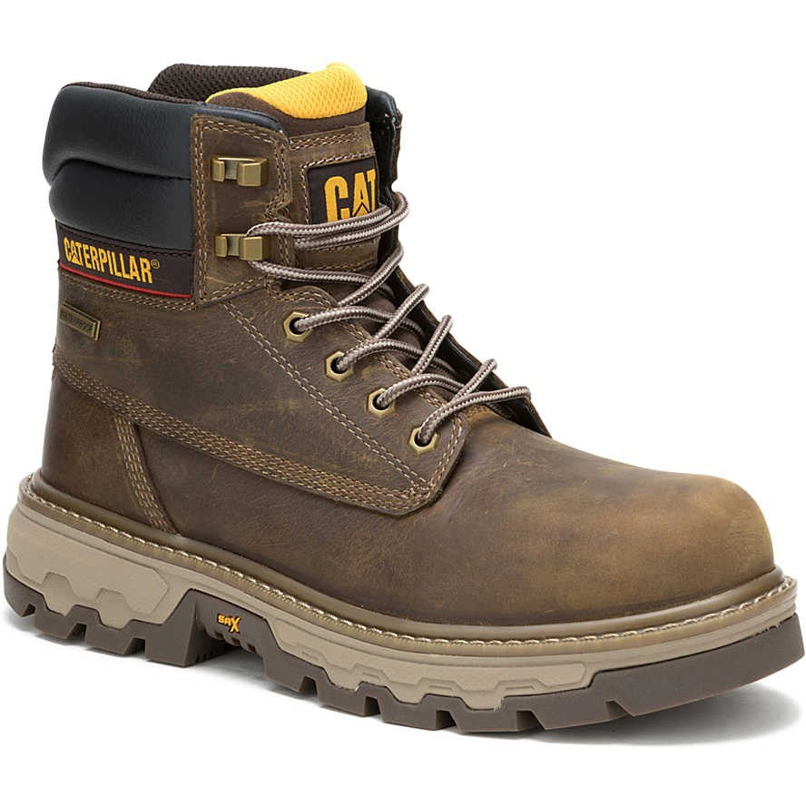 Cat Men's Colorado Equip 6" Comp Toe WP Slip Resist Work Boot - P91723  - Overlook Boots