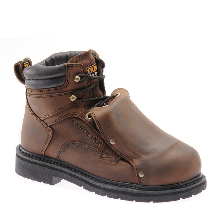 Carolina Men's Metpro Lo 6" Steel Toe Metguard Work Boot -Brown- 599  - Overlook Boots