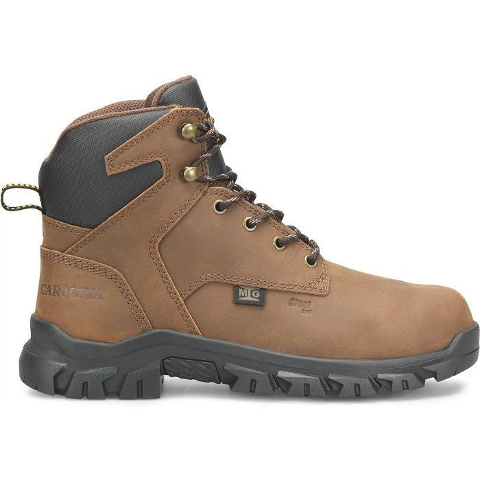 Carolina Men's Gruntz 6" ST Internal Metguard Work Boot -Brown- CA3594 8 / Medium / Dark Brown - Overlook Boots