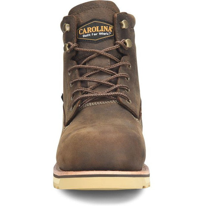 Carolina Men's Staple Gun 6"  WP Work Boot -Brown- CA7072  - Overlook Boots