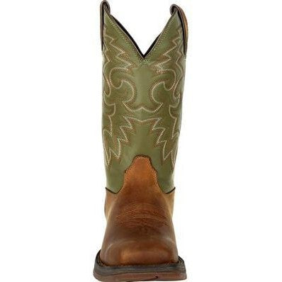 Durango Men's Rebel 12" Soft Toe Pull On Western Classic Boot- Coffee- DB5416  - Overlook Boots