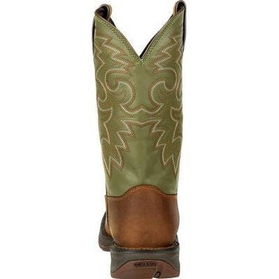 Durango Men's Rebel 12" Soft Toe Pull On Western Classic Boot- Coffee- DB5416  - Overlook Boots