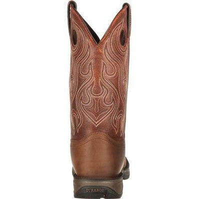 Durango Men's Rebel 12" Soft Toe Saddle Western Classic Boot- Brown- DB5474  - Overlook Boots