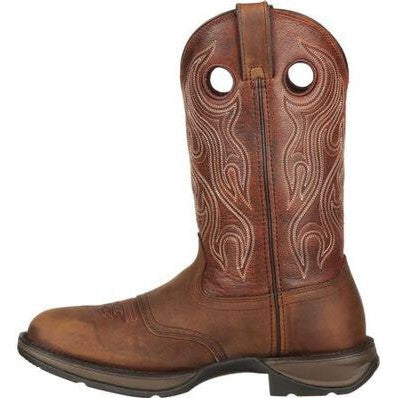 Durango Men's Rebel 12" Soft Toe Saddle Western Classic Boot- Brown- DB5474  - Overlook Boots