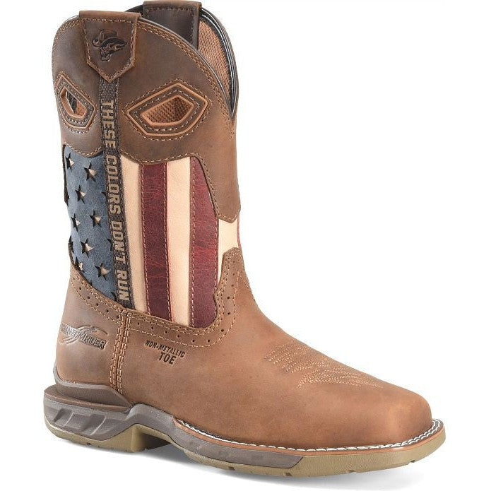 Double H Women's Fortress 10" Composite Western Roper Work Boot Brown - PH5014 6 / Medium / Brown - Overlook Boots