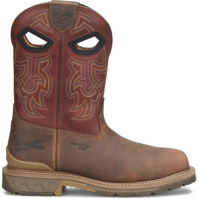 Double H Men's Brock 11" Composite Western Roper Work Boot -Brown- PH5009 - Overlook Boots