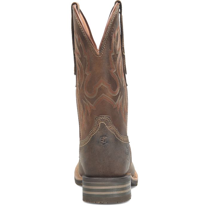 Double H Men's Cascade 11" Wide Square Toe Roper Western Work Boot -Brown- DH4160 - Overlook Boots