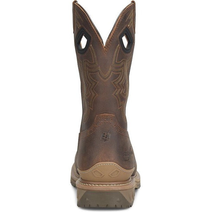 Double H Men's Phantom Rider Stanton 11" Composite Toe Western Work Boot -Brown- PH5010 - Overlook Boots