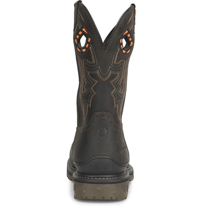 Double H Men's Phantom Rider Bruner 11" Composite Toe Met Guard Western Work Boot -Brown- PH5011 - Overlook Boots