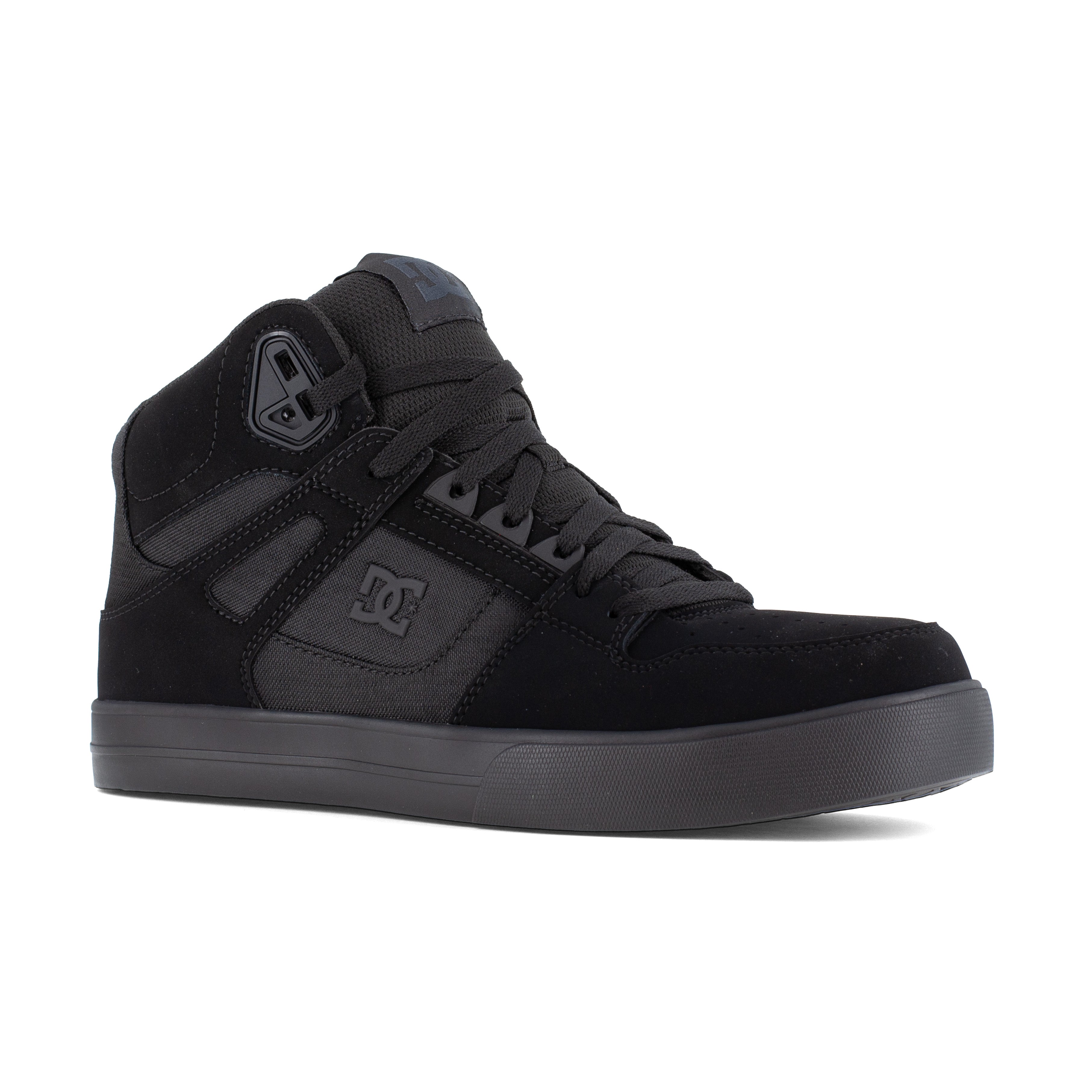 DC Men's Pure Comp Toe High-Top Work Shoe - Black - DC60206 7 / Medium / Black - Overlook Boots