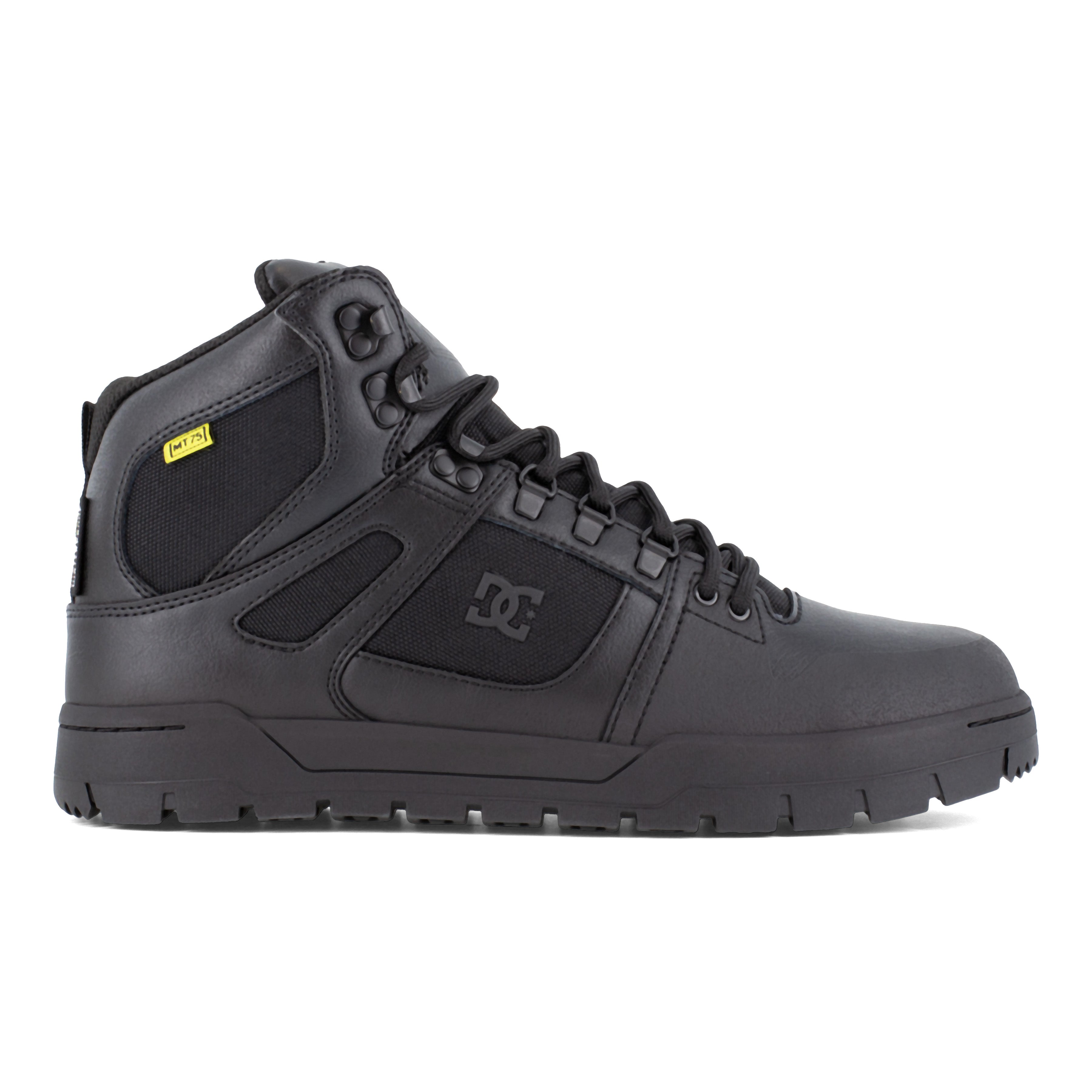 DC Men's Pure Comp Toe WP High-Top Work Shoe - Black - DC60604 - Overlook Boots