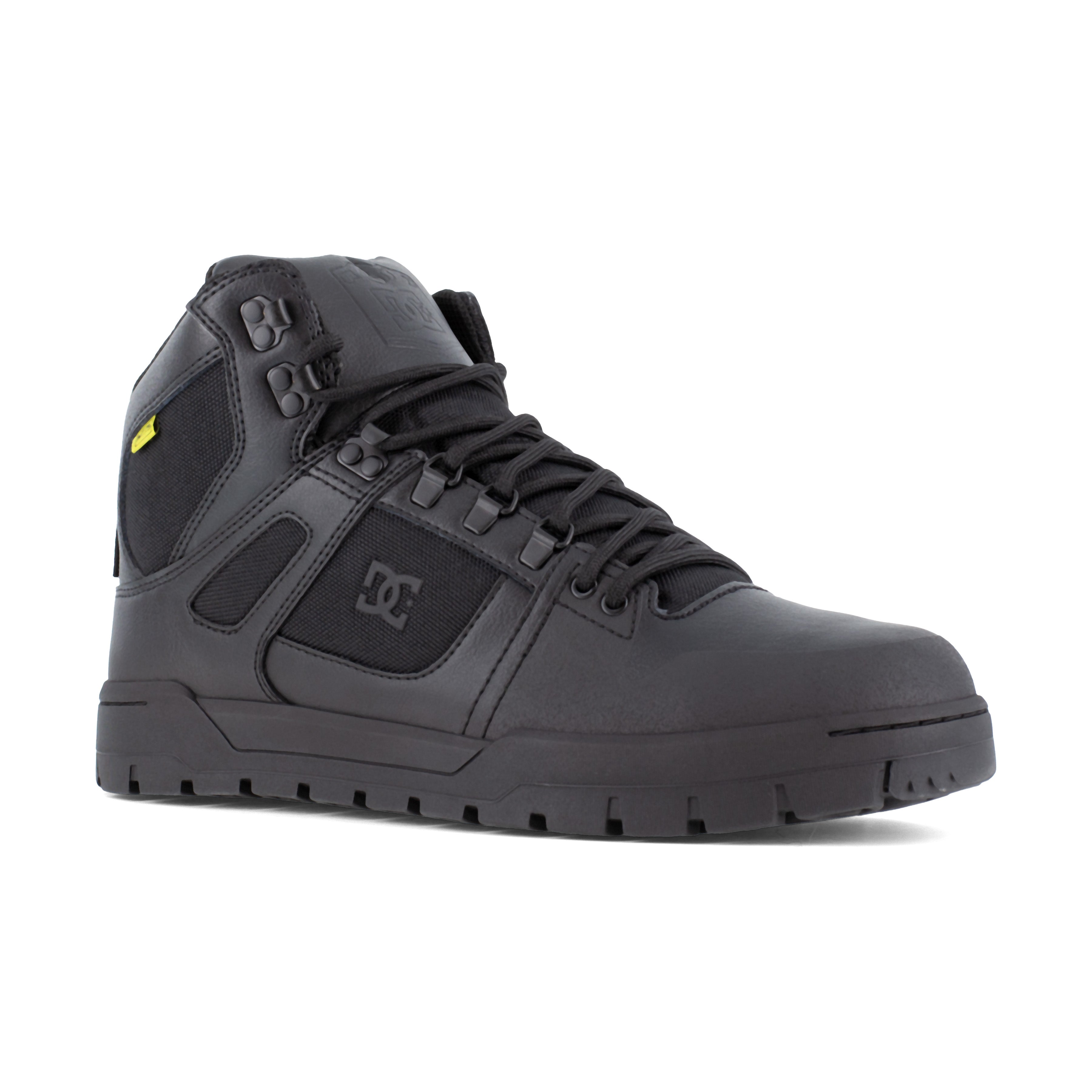 DC Men's Pure Comp Toe WP High-Top Work Shoe- Black- DC60604 7 / Medium / Black - Overlook Boots