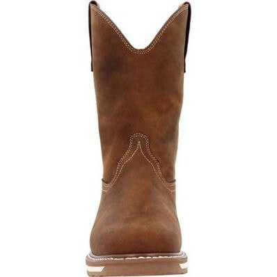 Durango Men's Maverick Wxp 11" Soft Toe Western Wedge Work Boot- Tan- DDB0450 - Overlook Boots