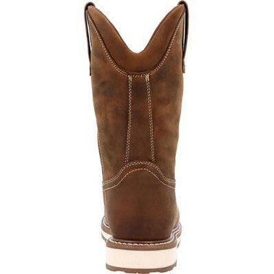 Durango Men's Maverick Wxp 11" Soft Toe Western Wedge Work Boot- Tan- DDB0450 - Overlook Boots