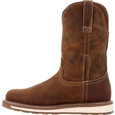 Durango Men's Maverick Wxp 11" Soft Toe Western Wedge Work Boot- Tan- DDB0450 - Overlook Boots