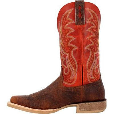 Durango Men's Rebel Pro 12" Soft Toe Western Classic Boot- Crunch/Red- DDB0476  - Overlook Boots