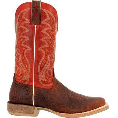 Durango Men's Rebel Pro 12" Soft Toe Western Classic Boot- Crunch/Red- DDB0476 7 / Medium / Brown/Red - Overlook Boots