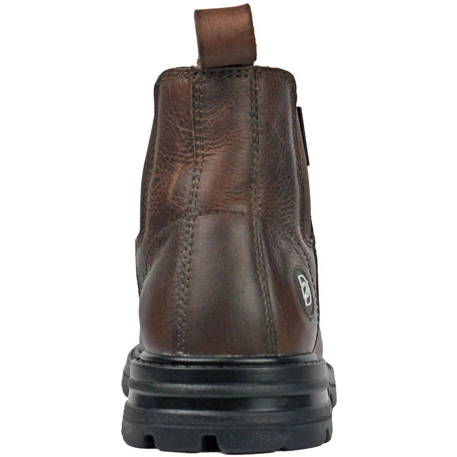 DieHard Men's Nitro Composite Toe Slip Resistant Work Boot - Brown DH60860  - Overlook Boots