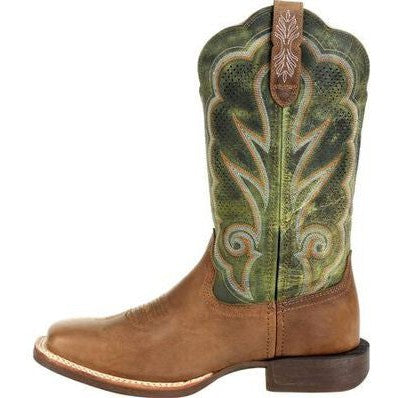 Durango Women's Lady Rebel Pro 12" Soft Toe Western Classic Boot- Green- DRD0378  - Overlook Boots