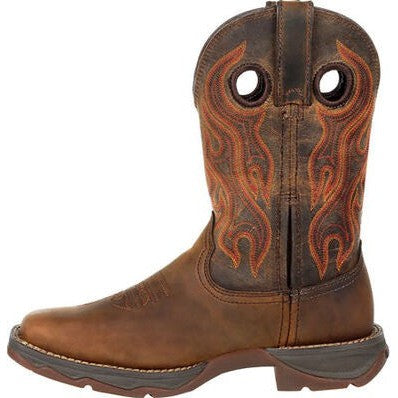 Durango Women's Lady Rebel 10" Soft Toe Western Classic Boot- Brown- DRD0395  - Overlook Boots