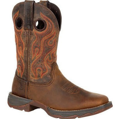 Durango Women's Lady Rebel 10" Soft Toe Western Classic Boot- Brown- DRD0395  - Overlook Boots