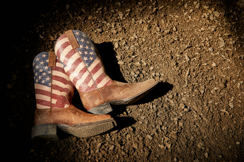 Flag cowboy outlet boots