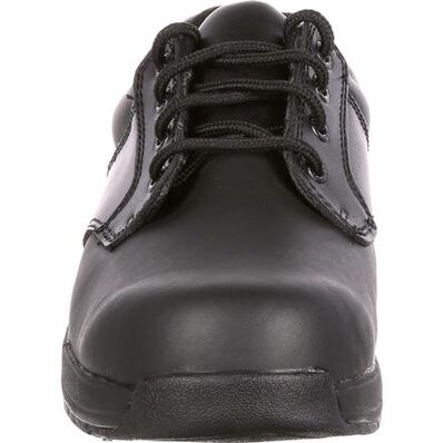 Rocky Men's Slipstop 911 4" Soft Toe WP Oxford Duty Shoe- Black- FQ0002034  - Overlook Boots