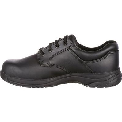 Rocky Men's Slipstop 911 4" Soft Toe WP Oxford Duty Shoe- Black- FQ0002034  - Overlook Boots