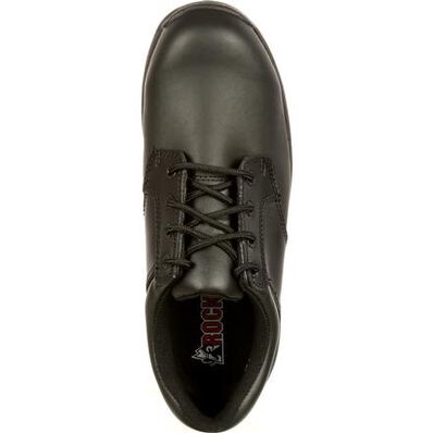 Rocky Men's Slipstop 911 4" Soft Toe WP Oxford Duty Shoe- Black- FQ0002034  - Overlook Boots