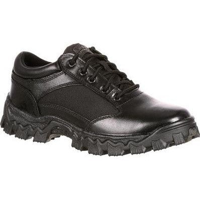 Rocky Men's Alpha Force 4" Soft Toe Oxford Work Shoe -Black- FQ0002168 7 / Medium / Black - Overlook Boots