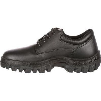 Rocky TMC 4" Plain Toe Slip Resist Oxford Work Shoe -Black- FQ0005000  - Overlook Boots