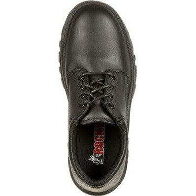 Rocky TMC 4" Plain Toe Slip Resist Oxford Work Shoe -Black- FQ0005000  - Overlook Boots