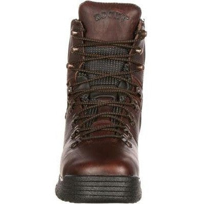 Rocky Men's Mobilite 8" Steel Toe WP Oil Resist Work Boot -Brown- FQ0006115  - Overlook Boots