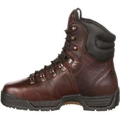 Rocky Men's Mobilite 8" Steel Toe WP Oil Resist Work Boot -Brown- FQ0006115  - Overlook Boots