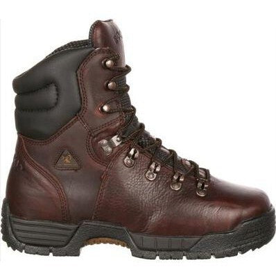 Rocky Men's Mobilite 8" Steel Toe WP Oil Resist Work Boot -Brown- FQ0006115  - Overlook Boots