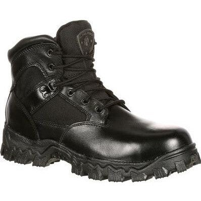 Rocky Men's Alpha Force 6" Comp Toe WP Public Service Boot -Black- FQ0006167 4 / Medium / Black - Overlook Boots