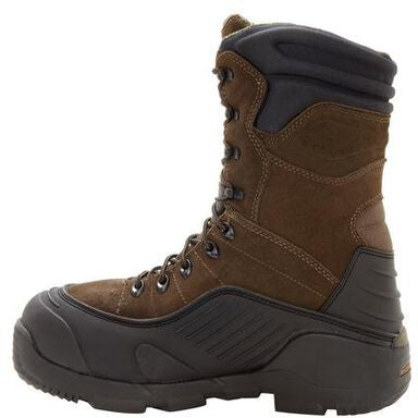 Rocky Men's Blizzard Stalker 9" Steel Toe WP 1200G Work Boot -Brown- FQ0007465  - Overlook Boots