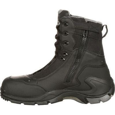 Rocky Men's 1st Med 8" Carbon Toe WP Public Service Boot -Black- FQ0911113  - Overlook Boots