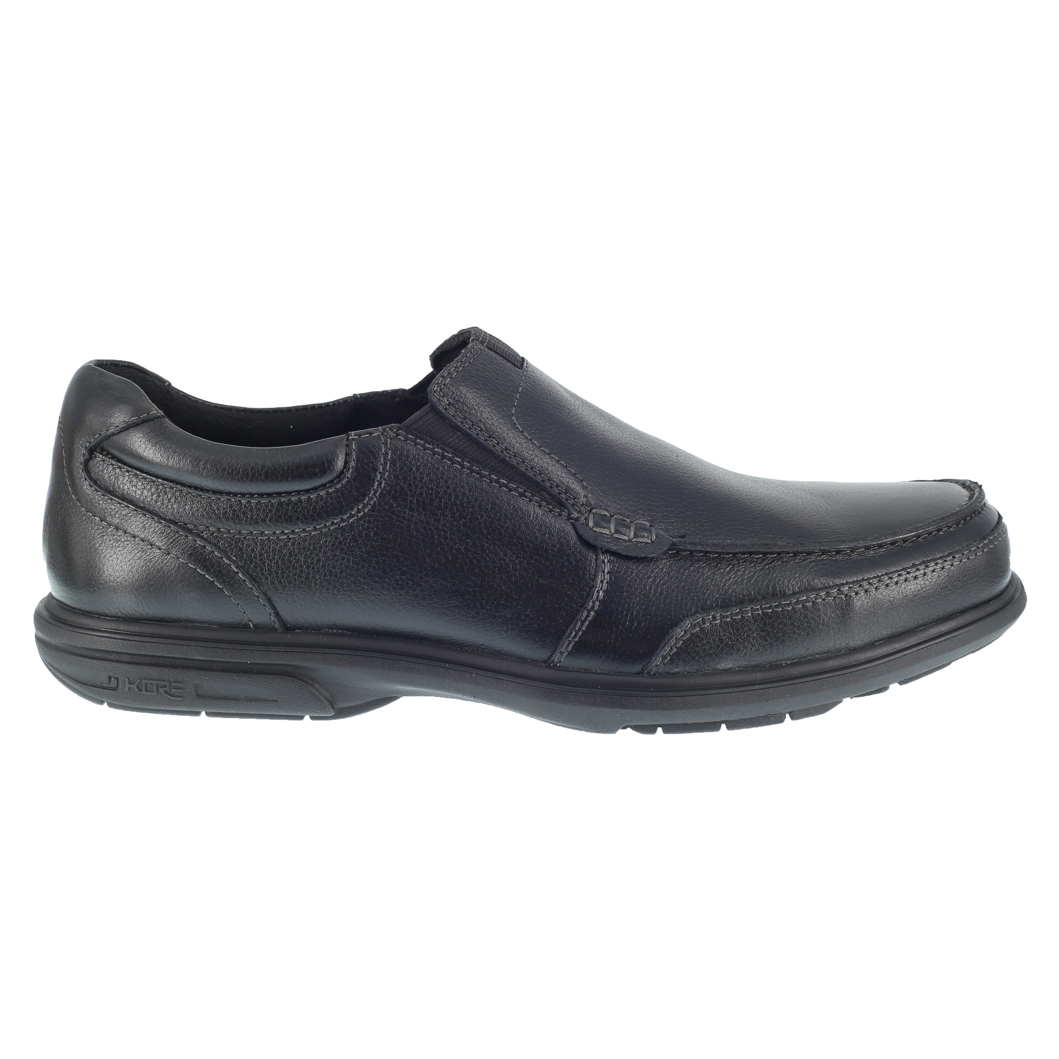 Florsheim Men's Loedin Steel Toe Slip-On Oxford Work Shoe - Black - FE2020 - Overlook Boots