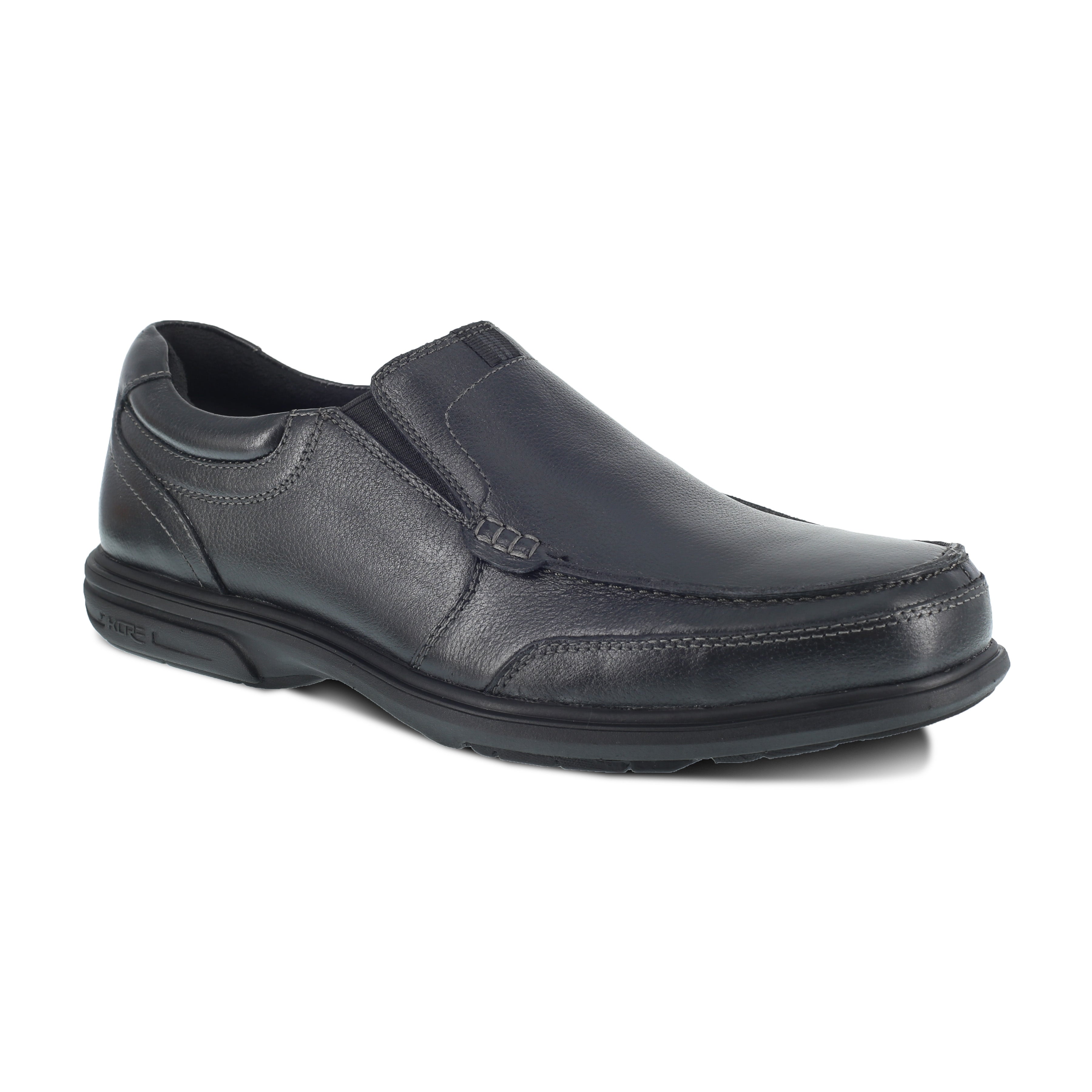 Florsheim Men's Loedin Steel Toe Slip-On Oxford Work Shoe - Black - FE2020 7 / Medium / Black - Overlook Boots