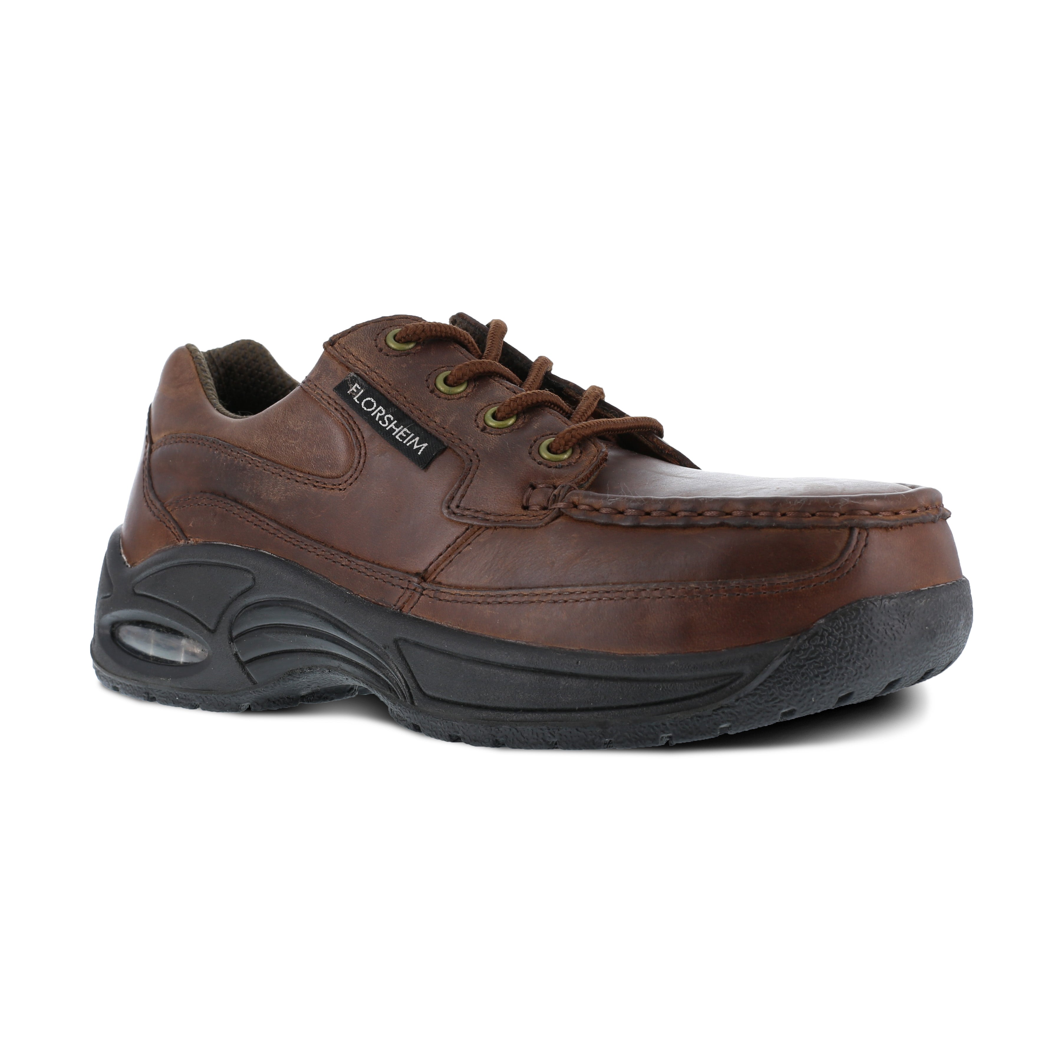 Florsheim Men's Polaris Composite Toe Eurocasual Oxford Work Shoe - Copper - FS2430 8 / Medium / Copper - Overlook Boots